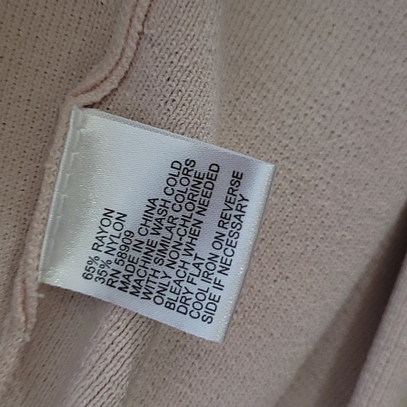 Preston & York Soft Pink Tie-Waist Cardigan - Picture 4 of 9